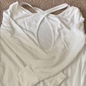 Keyhole back sweatshirt